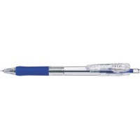 Шариковая автоматическая ручка Tapli Clip BP extra (0,5мм) синие чернила